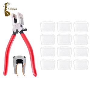 12 Miếng Đầu Cao Su Bảo Vệ Thay Thế Có Thể Thay Thế Bảo Vệ Vỏ Bảo Vệ Cho Kìm Phá Kính Kìm