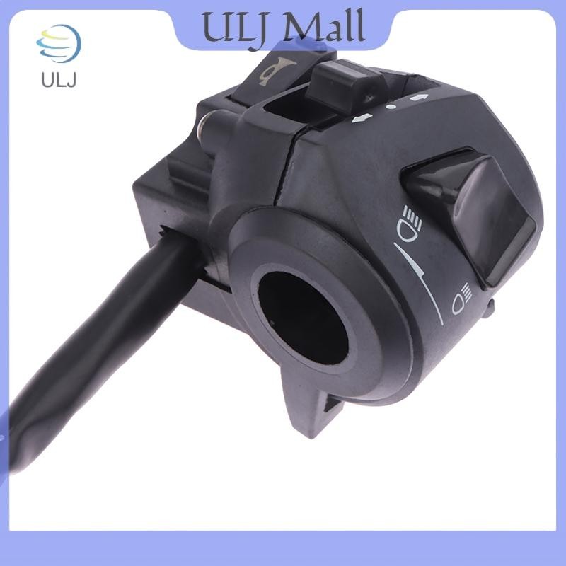 Công tắc thanh tay cầm xe máy đa năng ULJ có đèn pha báo rẽ còi còi Choke Bộ điều khiển tay cầm khởi động bằng điện.