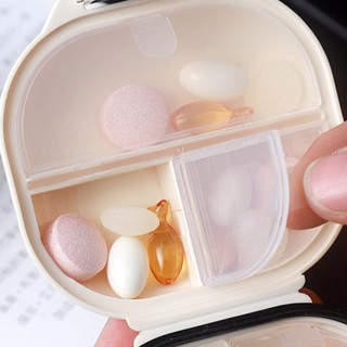 (Giao hàng tại địa phương) Hộp đựng thuốc vỏ Mini Hộp đựng thuốc du lịch bảy ngày riêng biệt