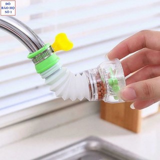 {2 CÁI} Vòi lọc nước rửa bát tăng áp xoay 360 có thể kéo dài chống bắn nước