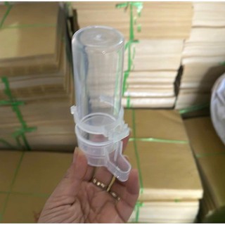 Cóng uống nhựa dẻo kt 4x14cm cóng đựng nước cho chim cảnh