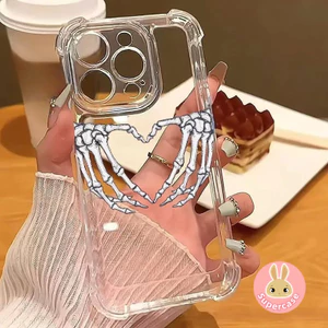 Gothic Bướm Bốn Góc Ốp Lưng Điện Thoại Không Có Gì Điện Thoại 3 3A Pro 2 2A Plus CMF Điện Thoại 2 Pro 1 5G 4G Vỏ Mềm Trong Suốt Chống Sốc Mát