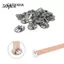 CATIYAHA 50 CHIẾC Nến Chân Đế, Nến Làm Sáp Tròn Wick Core Chân Đế Sắt, Kim Loại Thực Tế DIY Wax Wick Core Holder