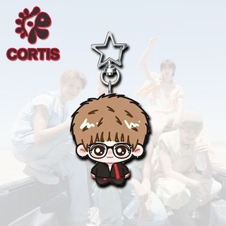 Cortis Men's Group High-value Merchandise Cartoon Acrylic Star Spring New Buckle Student BagDecoration Pendant Gift ft