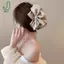 Vuốt Tóc Nơ Thời Trang Pháp Kẹp Cá Mập Lớn Vải Nghệ Thuật Nơ Kẹp Tóc Cho Nữ Mũ Ngọt Ngào Phụ Kiện Tóc