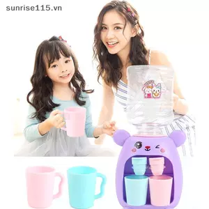 Máy phân phối nước Mini SRVN cho trẻ em Đồ chơi nước ép nước uống Mô phỏng đài phun nước uống.