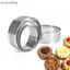 AA 5 / 6 / 7 / 8 / 9 / 10 CM Nhẫn Tart đục lỗ có lỗ Thép không gỉ Tart Đáy Tháp Trái Cây Bánh Quiches Vòng Bánh Mousse Khuôn Nướng Bánh VN
