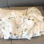 Bộ Đồ Ngủ Cotton Yunduo Mẫu Mới Năm 2025 Cho Nữ Mùa Hè Ngắn Tay Ngọt Ngào Dễ Thương Bộ Đồ Thoải Mái Cho Học Sinh