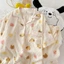 Bộ Đồ Ngủ Cardigan Nữ Mùa Hè Năm 2025 Quần Short Ngắn Tay Thoải Mái Dễ Thương Ngọt Ngào Bông Mây