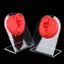 CANAMEK Silicone Ear Model Practice Piercings Tools Ear Studs Display With Acrylic Stand CSF