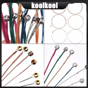 Kool Pack gồm 6 dây đàn guitar Acoustic đầy màu sắc Bộ dây đàn guitar dân gian để nâng cao trải nghiệm chơi và dễ dàng thay thế