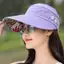 Mũ Chống Nắng Nữ Mùa Hè Phù Hợp Với Cạnh Lớn Rỗng Mũ Mùa Hè Full Face Chống Tia Cực tím Mũ Chống Nắng