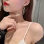 Hàng Ngày Đẹp Ánh Sáng Sang Trọng Kim Cương Giả Dây Chuyền Bông Tai Phong Cách Mới Hợp Thời Trang Bông Tai Người Ảnh Hưởng Phong Cách Thoáng Mát Bông Tai Độc Đáo E23742026-6-11