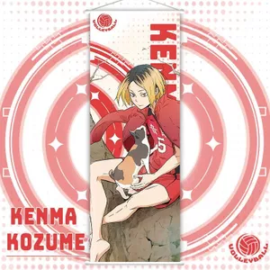 Bóng chuyền Thiếu niên Anime Tranh Hyuga Shoyo Solitaire và Torumiya Torumiya Yu Cuộn Tranh 6.16