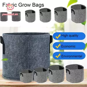 PWSEND 1-30 Gallon Cây Con Phát Triển Túi Vải Rau Jardin Cây Con Trồng Chậu Môi Trường Nhà Dụng Cụ Làm Vườn