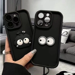 Ốp điện thoại búp bê hoạt hình 3D Little Briquettes Elf Tương thích với Realme 15T 15X C71 C73 C75 C83 C85 Pro C75X C100 C100i Note 80 Ốp điện thoại chống sốc mắt thiên thần mềm mại dễ thương