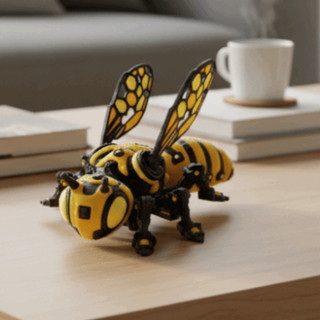 Con ong cơ in 3D SENRTY, Đồ chơi ong khớp nối in 3D có thể di chuyển được Cyberpunk, Đôi cánh có thể tháo rời ngày lễ Mô phỏng Đồ chơi ong khớp nối Quà tặng ngày lễ