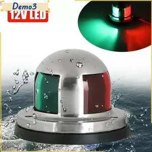 Đèn thuyền buồm biển, Đèn tín hiệu điều hướng du thuyền MotorBoat, Đèn chiếu sáng đa năng 12V màu đỏ xanh lá cây