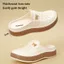 YRBWD Nữ Clogs, Dép Mùa Hè Thoáng Khí Đế Dày, Giày Đi Biển Mềm Nhẹ Đơn Giản Cho Trong Nhà Ngoài Trời