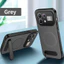 Dành Cho Infinix Note 60 60 Pro Ốp Lưng Sợi Carbon Họa Tiết Từ Giá Đỡ PC Dành Cho Infinix Note 60 Pro Sạc Không Dây Funda