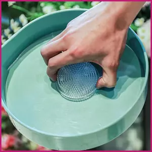 VFlower Ếch Trong Suốt Ikebana Hoa Pin Ếch Có Cốc Hút Tròn Trong Suốt Pin Ếch Cho Hoa shopidaevn