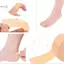 Giày cao gót Stier Foam Foot Chống thấm nước Miếng dán bảo vệ chân ngón chân