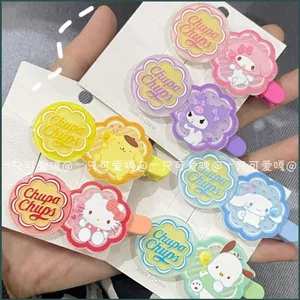 YT4 Sanrio Kuromi Pochacco Quế HelloKitty Hoạt Hình Dễ Thương Ngọt Ngào Kẹp Tóc Trang Sức Thời Trang