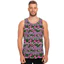 Bộ lạc Aztec 3D Tank Top Nam, Áo Vest không tay dạo phố mát mẻ, thời trang cổ điển mềm mại thoáng khí
