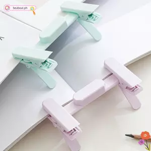 BEABOUT Dấu trang có thể gập lại, Kẹp sách nhẹ bền bỉ, Dụng cụ đọc sách cầm tay học tập