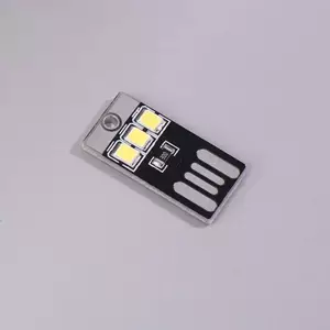 ECK Cắm Trại Đêm Đi Bộ Đường Dài Lều Đèn Ngoài Trời Di Động Tiết Kiệm Năng Lượng Đèn Pin Mini Siêu Mỏng Di Động USB LED Móc Khóa Đêm HOT