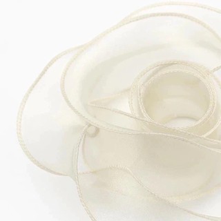 Cuộn ruy băng voan sóng KHÔNG LÕI 4cm dài 9m trang trí bó hoa, hôp quà,...