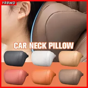 Gối cổ ô tô YRBWD, Gối tựa đầu ghế ô tô mềm mại Memory Foam, Vỏ thoáng khí đa năng tiện dụng Đệm tựa cổ bằng da Nội thất ô tô
