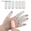 VFZ 5 chiếc silicone gel ống băng ngón tay bảo vệ ngón chân chân chân giảm đau chăm sóc bàn chân OTE