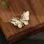 1 Cái Nữ Thanh Lịch Vintage Nghệ Thuật Pin Mạ Vàng Hợp Kim Bướm Thổ Cẩm Thời Trang Tối Giản Nữ Trang Sức Trang Trí Huy Hiệu Cho Bộ Đồ Đầm