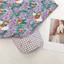 Mũ khăn nữ thời trang vintage in hoa phối màu cotton chống nắng dễ thương thời trang nam nữ nón lưỡi trai