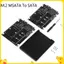 NGFF Sang SATA 3 Vỏ HDD gắn ngoài MSATA SSD Adapter M.2 SATA Giao thức Adapter Board