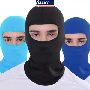 MAKY Full Face No Hole Cover Hat Nam Nữ Mô Phỏng Cs Cap Sun Uv Protection Bike Motorcycle Multi-Hole Ski Mask VN