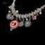 PNPIA- Mới Gypsy Dân Tộc Bộ Lạc Thổ Nhĩ Kỳ Boho Dây Xích Bid Nelace sel Mặt Dây Chuyền Viền