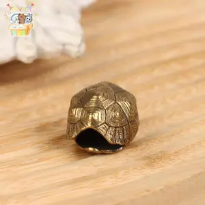 Sáng Tạo Dễ Thương Bằng Đồng Rùa Vỏ Chuông Móc Chìa Khóa Ô Tô Mặt Dây Chuyền Trang Sức Móc Khóa Kim Loại Treo DIY Phụ Kiện Luy Quà Tặng ELWW