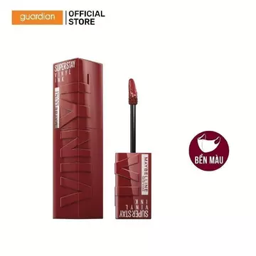 Son Kem Bóng Maybelline Super Stay Vinyl Ink #130 Extra Đỏ Nâu Đất 4.2ml