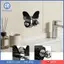 Lược Giữ Móc Đa Năng Thời Trang Giá Đỡ Bàn Chải Tóc Acrylic Hình Bướm Lược Sắp Xếp Giá Để Đồ