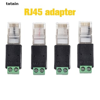 [TAT] Bộ chuyển đổi RJ45 sang RS485 Bộ chuyển đổi đầu cuối RJ45 RJ45 sang RS485 Bộ chuyển đổi pha lê sang đầu cuối CVX