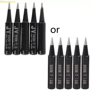 Fol Đầu Hàn Dụng Cụ Hàn Đầu Hàn Bộ 900M Đầu Sắt Hàn Đồng Không Chì 5 Chiếc