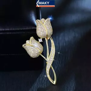 MAKY Tính Khí Hoa Trâm Thiết Kế Niche Cao Cấp Tinh Tế Pin Tính Khí Phù Hợp Với Corsage VN