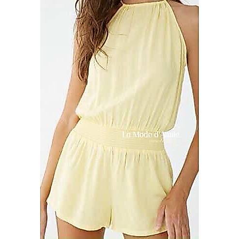 Jumpsuit cổ yếm năng động thời trang nữ F.2.1 thời trang_j823