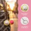 # HB # Móc khóa hình bánh bao có đèn LED Một món quà bổ sung cho bữa tiệc.