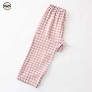 Quần Pyjama Cotton Nguyên Chất Phong Cách Nhật Bản Muji, Chống Muỗi, Thích Hợp Xuân-Hè