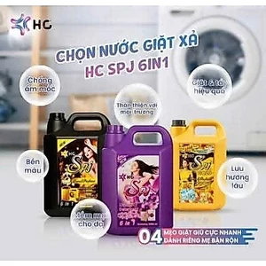 nước giặt spj thaiilan 5000ml đậm đặc, thơm lâu.