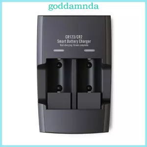 GODD LiFePo4 Sạc Đa Năng 2 Khe Cắm Giá Đỡ Lithium Thông Minh Cho RCR123 RCR2 16340 17335 14250