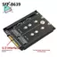 M.2 SSD sang U.2 SFF-8639 Key B + M Adapter NVMe SATA SSD sang PCIe3.0 Chuyển Đổi Cho Máy Tính Để Bàn Truyền Dữ Liệu